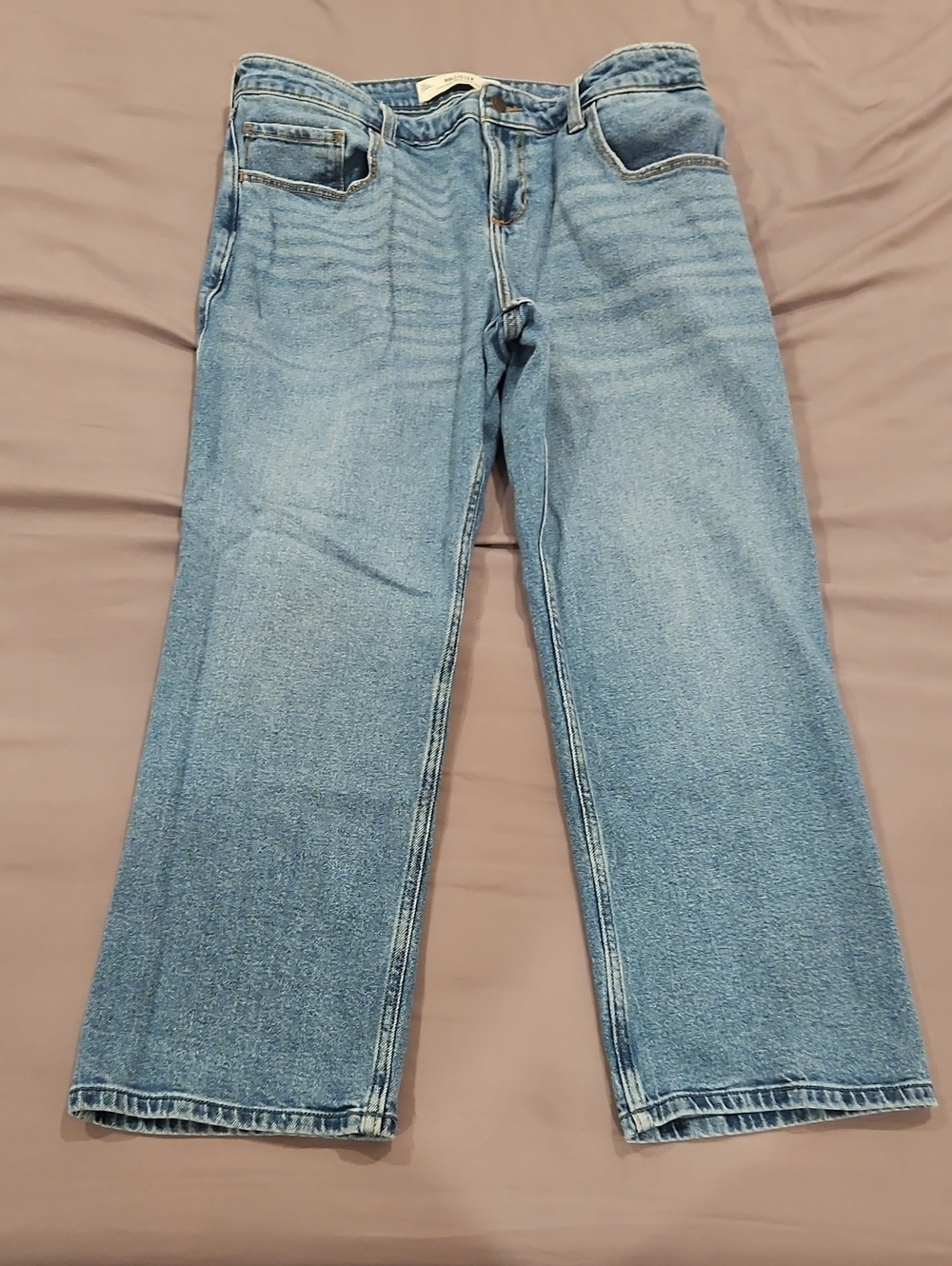 Hollister Light Blue Straight Leg Jeans